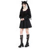 Lily Long Sleeve Gothic Dress with Bat wing lapels