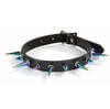 Multi Colored Long Short Spike Choker