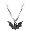 Luna Roost Bat and Moon Necklace