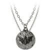 Luna Roost Dual Bat and Moon Necklace