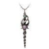 Lunacorn Wand Pendant Gothic Necklace
