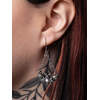 Lunar Moth Dropper Earrings