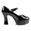 MARYJANE-50 Black Platform Shoes