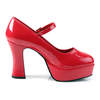 MARYJANE-50 Red Platform Heels