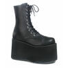 MONSTER-10 Black Platform Boots