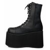 MONSTER-10 Black Platform Boots