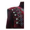 Morey Red Velvet Trench Coat