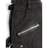 Knee Length Punk Zipper Shorts