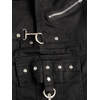 Knee Length Punk Zipper Shorts