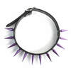 Rivithead Purple Spiked Leather Choker