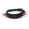 Red Long Spike Choker