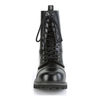 RIOT-10 Black Leather Steel Toe Boots