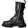 RIOT-12 Black Leather Boots