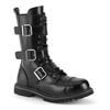 RIOT-12BK Leather Boots