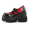 SHAKER-27 Red Maryjane Platforms