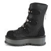 SLACKER-101 Fishnet Platform Boots