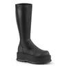 SLACKER-200 Women's 2 Inch Tall Black Platform Boots