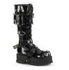 SLACKER-260 Men's Knee High Patent Platform Boots