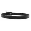 Thin Black Leather Choker, Soft Real Leather