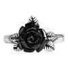Token of Love Black Rose Ring