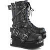 Trashville-250 Men's Black Platform Boots