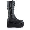 TRASHVILLE-520 men's 17 eyelet platform boots