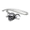 Truinity Skull Pendant Necklace
