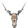 Undying Homage Coffin and Skeleton Necklace