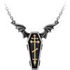 Undying Homage Coffin and Skeleton Necklace