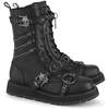 Demonia Valor-240 Skull Buckle Combat Boot