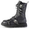 Demonia Valor-240 Skull Buckle Combat Boot