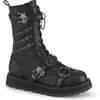 Demonia Valor-240 Skull Buckle Combat Boot