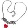 Vampire Loveheart Pendant Necklace