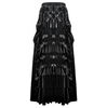 Obscura Velvet Gothic Full Length Skirt