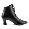 VICTORIAN-35 Black Victorian Boots