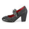 VIVIKA-32 Wingtip Bat Buckle Maryjane pumps