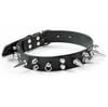 Choker with Alternating Long and Short spikes with O-ring