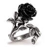 Wild Black Rose Ring