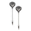 Witches Heart Studs