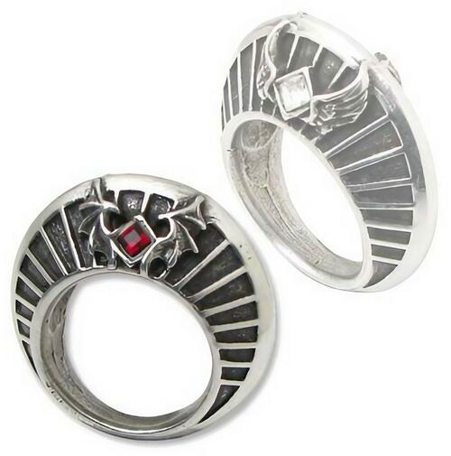 アクセサリー ALCHEMY GOTHIC: Earthly Delights ring \"N Absinthe Fairy Spirit Crystal Ring - Alchemy of England