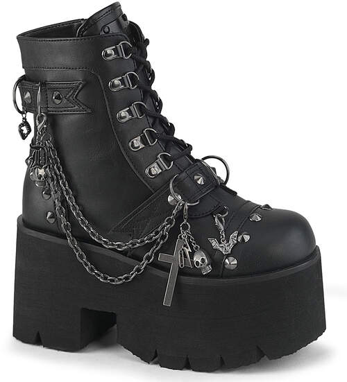 Demonia ASHES-52 Women's Gothic Platform Boots
