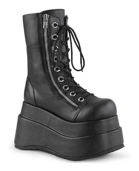 さーもん。ページ BEAR-265 Tiered Platform Lace-up Boots with Zippers