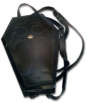 coffin backpack purse