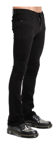 ★RAIVE★ Boots Cut Pin Tuck Denim Pants in Black VJ4SL15210 Boots Cut Pin Tuck Denim Pants in Black VJ4SL152-10 - RAIVE