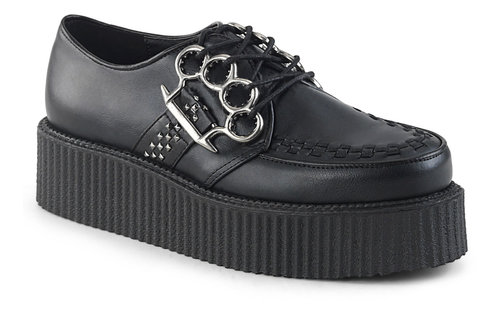 V-CREEPER-573, Men's 2 Lace-Up Creeper Ankle Shoes 