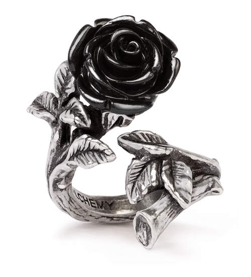 ☆nff☆ dotty romance ringblack nff1 14K Rose Gold Black, Brown and White Diamond Ring, 1.47 TCW