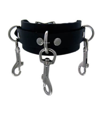 133H Leather Wristband