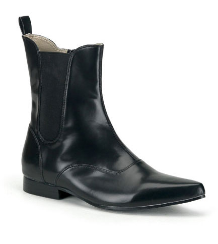 BROGUE-02 Black Beatle Boots