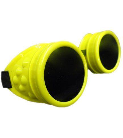 goggles fluorescent plain yellow