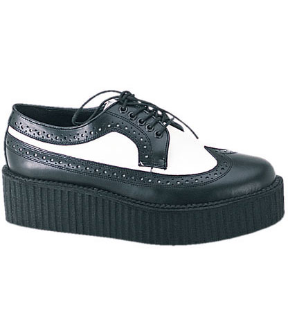 creepers white and black